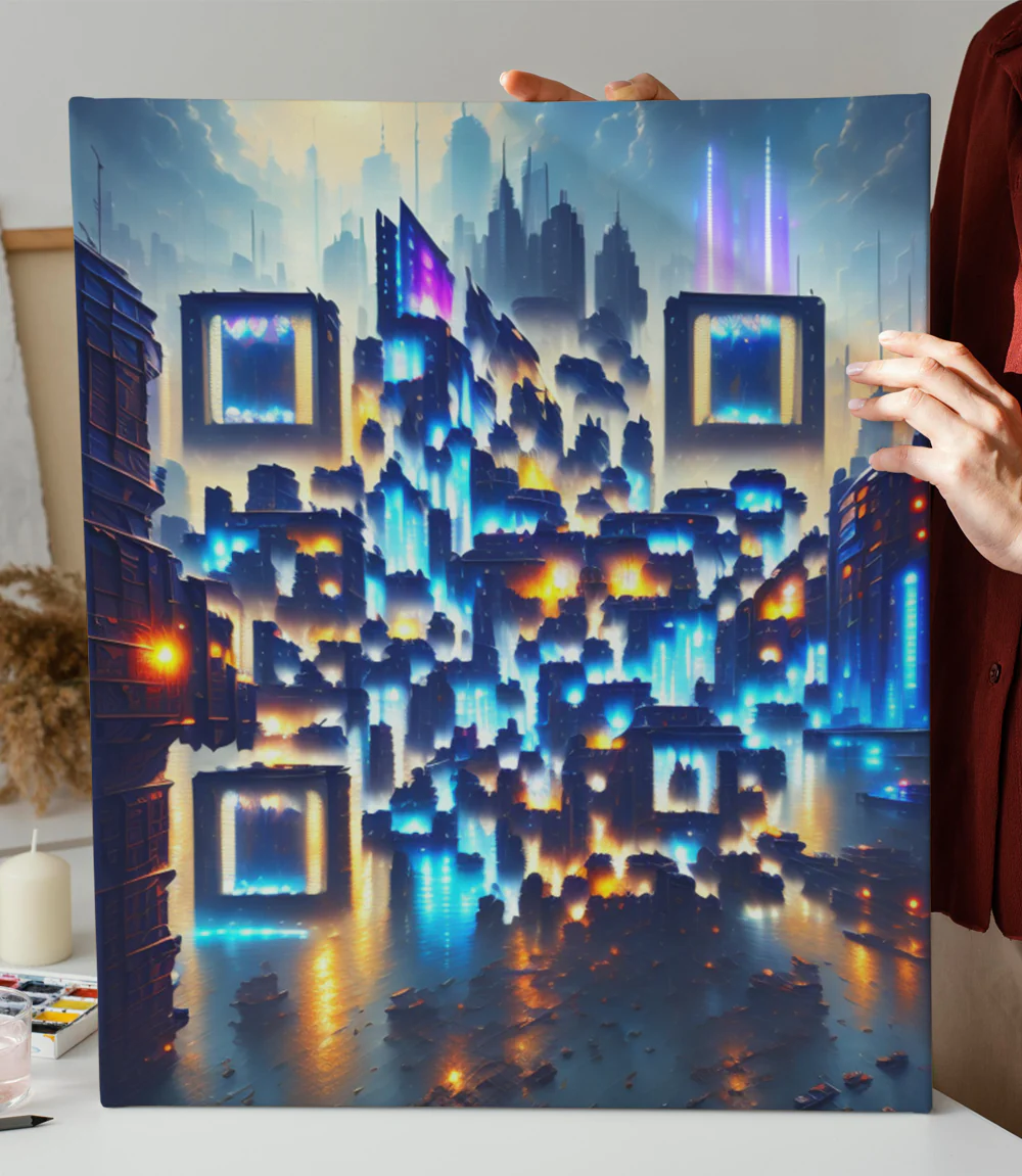 AI city | Magic Galerie tableau magic galerie