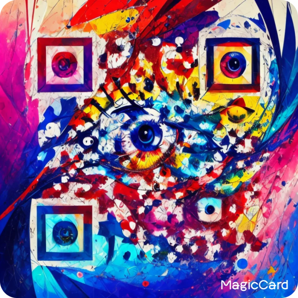 cartel digital - magic card - magic galerie